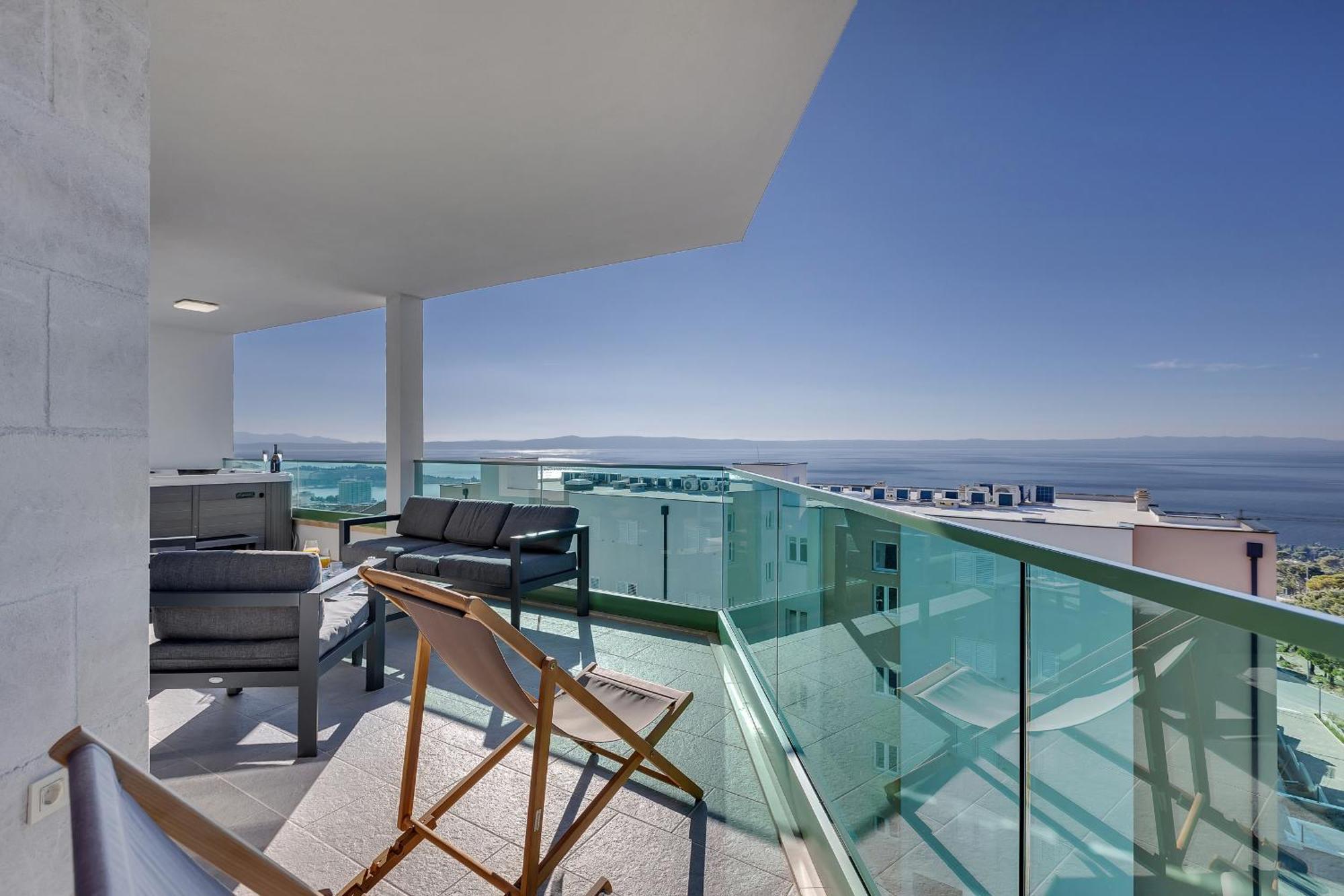 Exclusive Penthouse Big Blue With Private Jacuzzi Apartment *